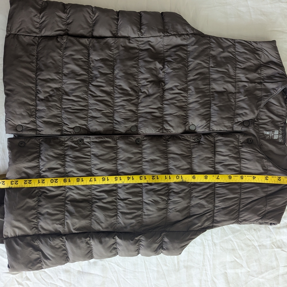 Uniqlo Men's Dark Brown Quilted Vest